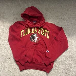 Champion Red Florida State Hoodie